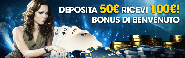 William hill bonus poker