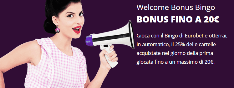 Eurobet bonus bingo Eurobet bonus bingo